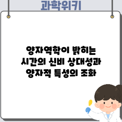 양자역학이 밝히는 시간의 신비: 상대성과 양자적 특성의 조화