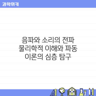 음파와 소리의 전파: 물리학적 이해와 파동 이론의 심층 탐구