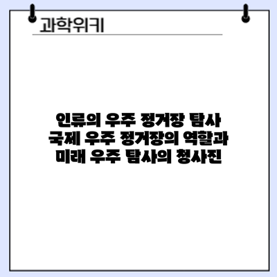 인류의 우주 정거장 탐사: 국제 우주 정거장의 역할과 미래 우주 탐사의 청사진