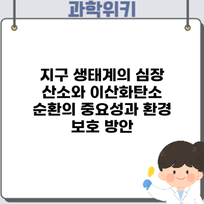 지구 생태계의 심장: 산소와 이산화탄소 순환의 중요성과 환경 보호 방안