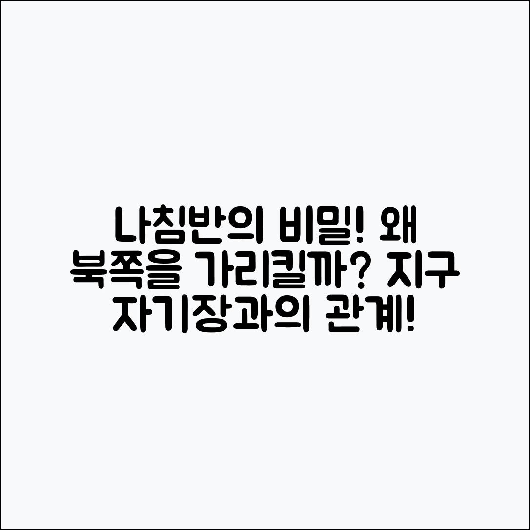 지구 자기장, 나침반이 북쪽을 가리키는 이유는?