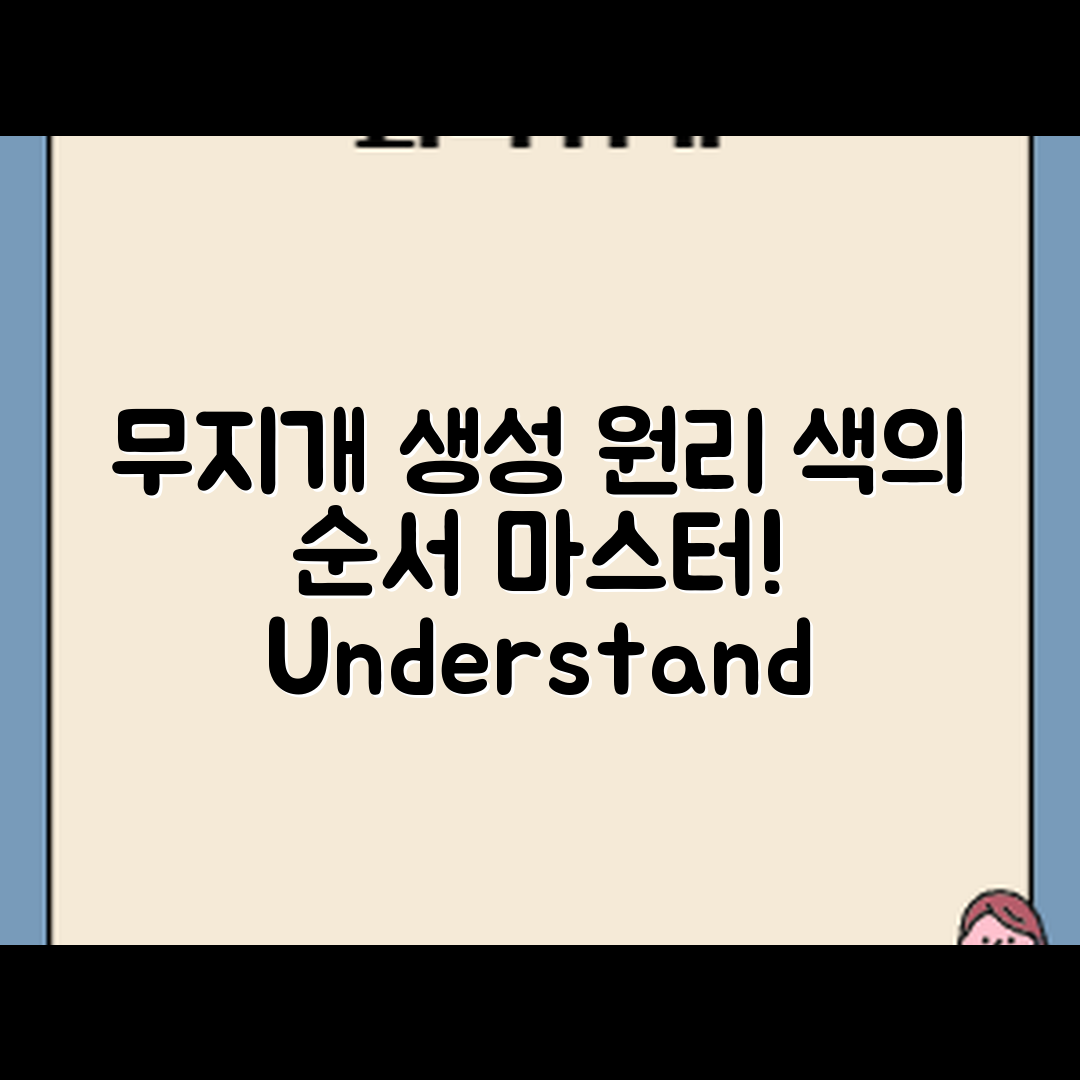 무지개 생성 원리 마스터하기: 색의 순서 이해하기